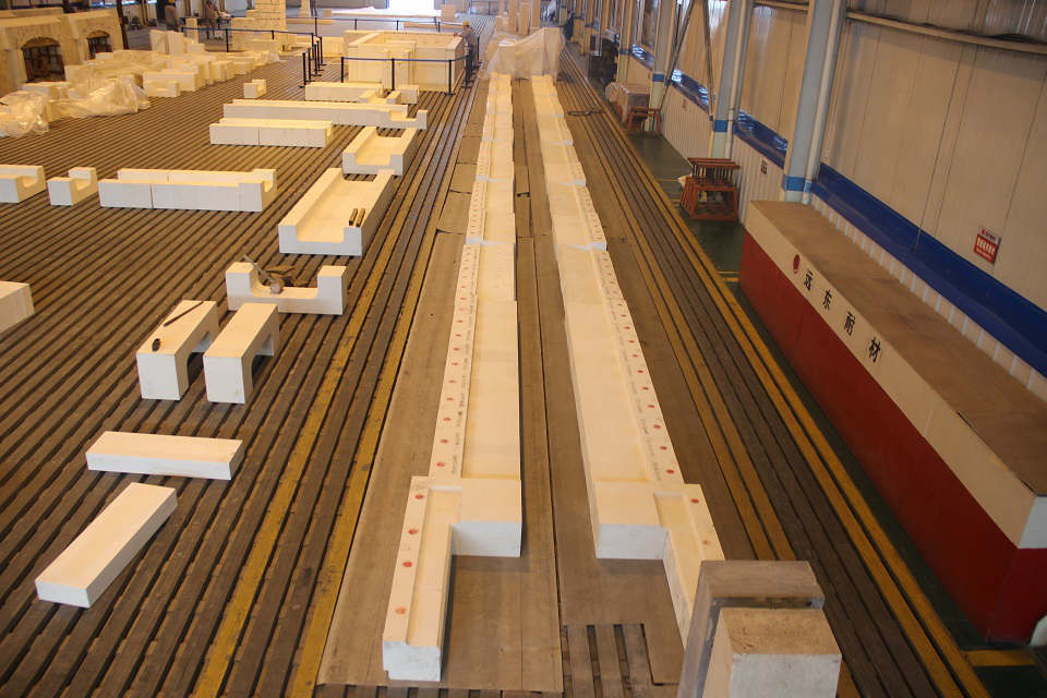 浮法玻璃窯爐空間